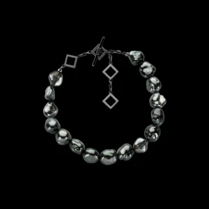 Online MJ Jones Black Keshi Pearl Bracelet