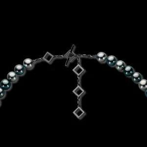 Online MJ Jones Black Round Pearl Necklace