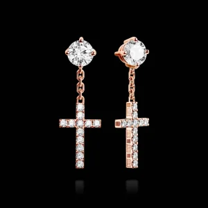 Sale MJ Jones DNA Cage Cross Earrings