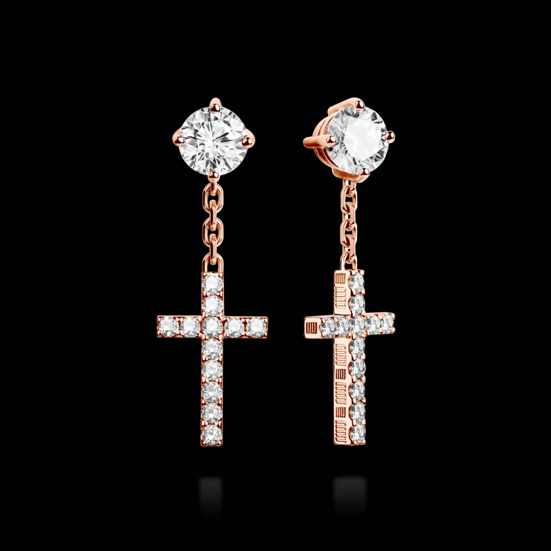 dna_cage_cross_earrings_0-5.webp Sale MJ Jones DNA Cage Cross Earrings