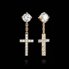 Clearance MJ Jones DNA Cage Cross Earrings