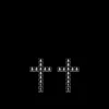 New MJ Jones DNA Cage Cross Earrings