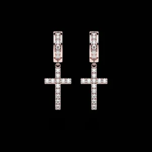 Discount MJ Jones DNA Cage Cross Earrings