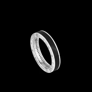 Hot MJ Jones DNA Cage Ring Black Enamel