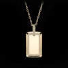 Fashion MJ Jones DNA Diamond Tag Pendant