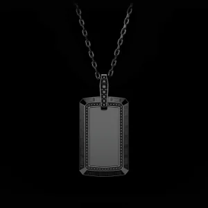 Hot MJ Jones DNA Diamond Tag Pendant