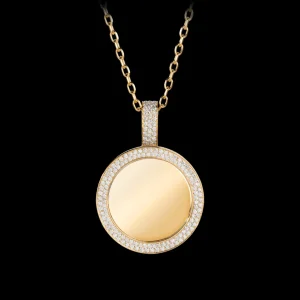 Fashion MJ Jones DNA Round Picture Pendant