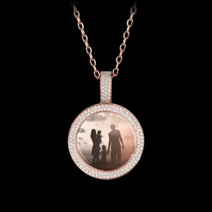 Sale MJ Jones DNA Round Picture Pendant