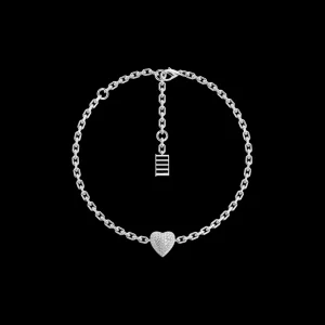 New MJ Jones Heart Charm Bracelet