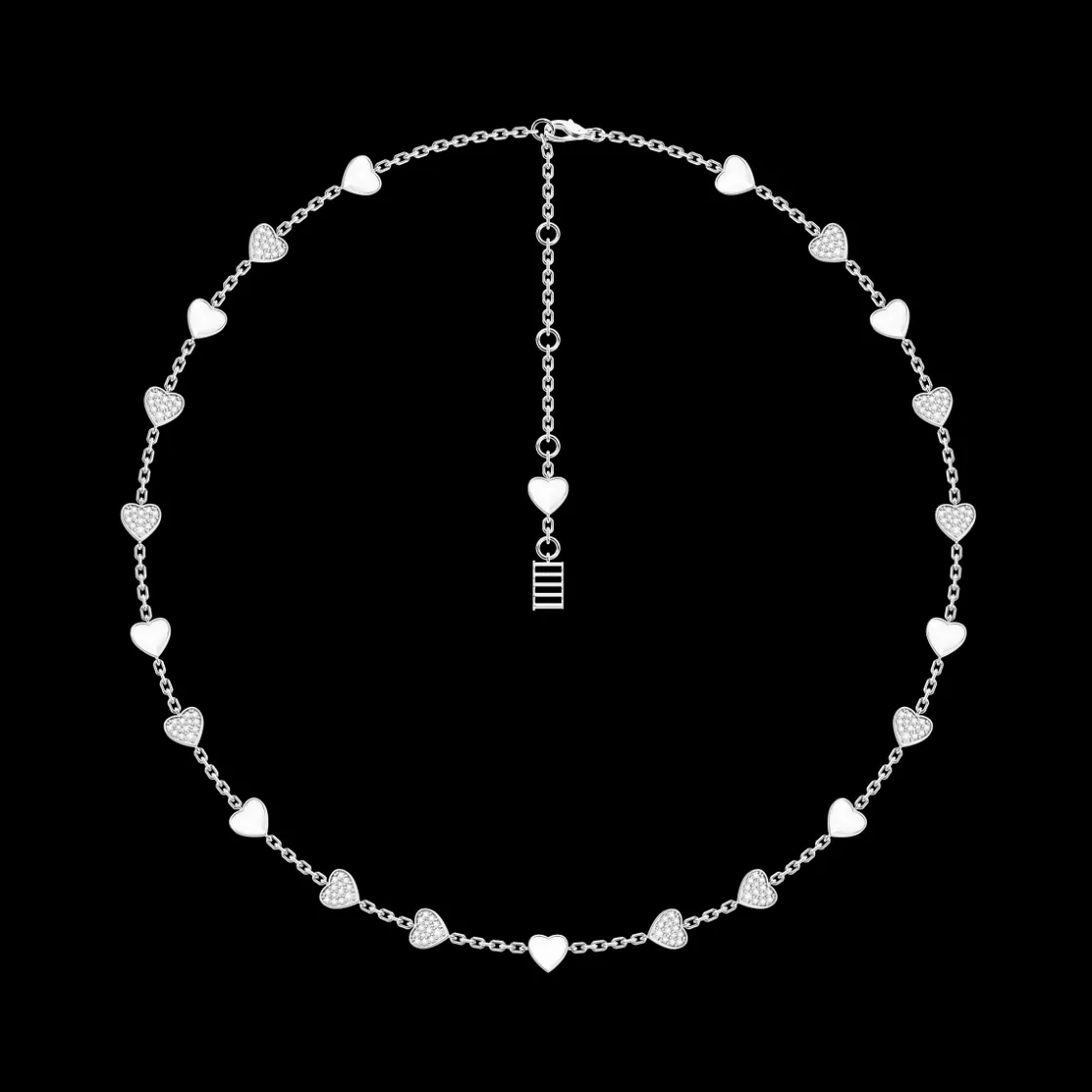 heart_multi_charm_necklac_0.webp Sale MJ Jones Heart Multi Charm Necklace