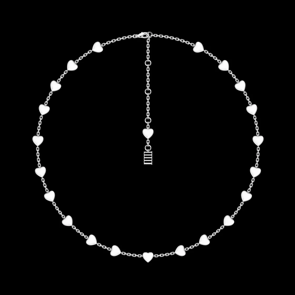 heart_multi_charm_necklac_1.webp Sale MJ Jones Heart Multi Charm Necklace