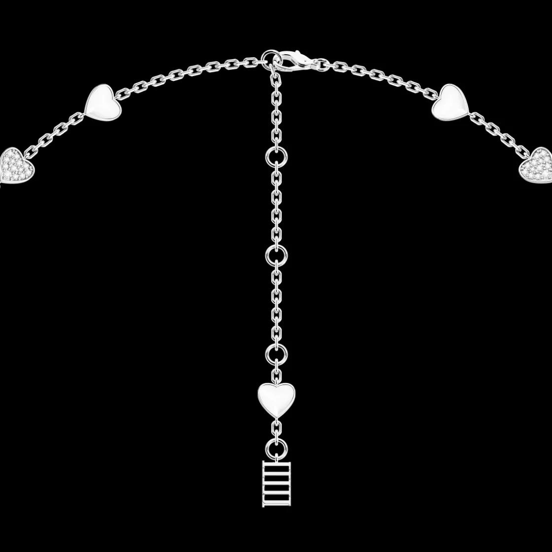 heart_multi_charm_necklac_2.webp Sale MJ Jones Heart Multi Charm Necklace