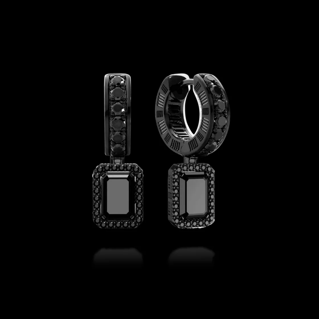 jewel_cage_earrings_black_0.webp Discount MJ Jones Jewel Cage Earrings Black Onyx