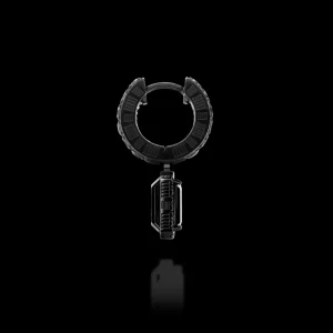Discount MJ Jones Jewel Cage Earrings Black Onyx