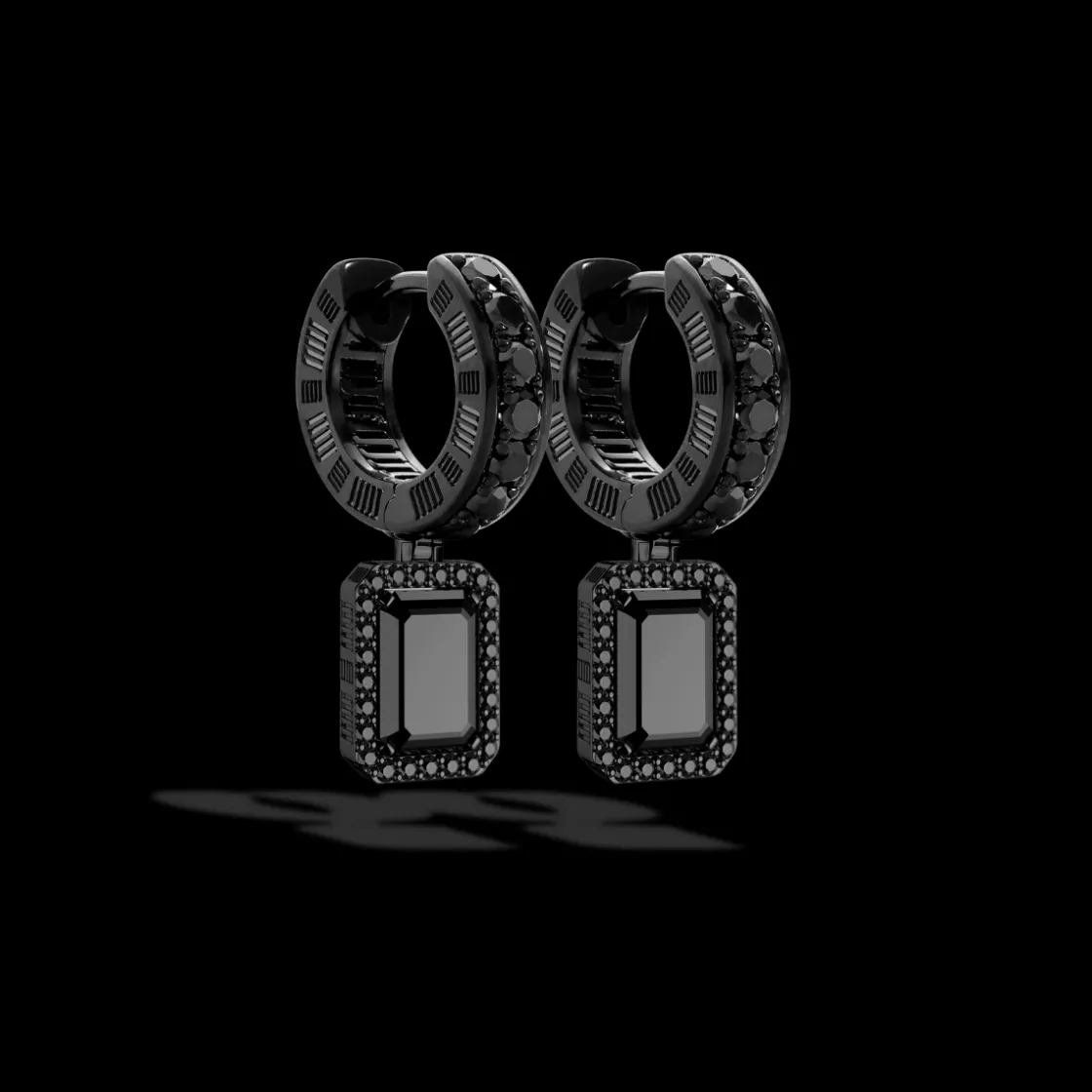 jewel_cage_earrings_black_2.webp Discount MJ Jones Jewel Cage Earrings Black Onyx