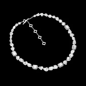 Online MJ Jones Jewel Multi Charm Necklace White Topaz