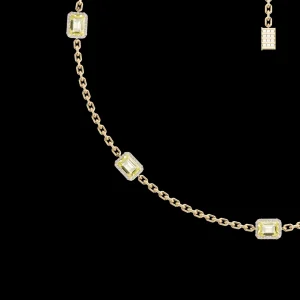 Outlet MJ Jones Jewel Multi Charm Necklace Yellow Quartz