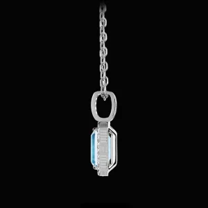 Hot MJ Jones Jewel Pendant Blue Topaz