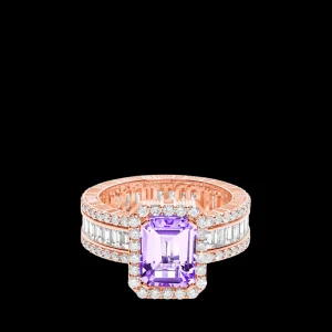 Sale MJ Jones Jewel Ring Purple Amethyst