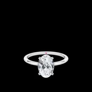 Online MJ Jones Oval Diamond Engagement Ring