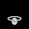 New MJ Jones Oval Halo Diamond Engagement Ring