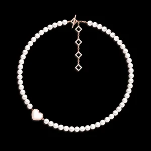 Fashion MJ Jones Pearl Skies Charm Necklace