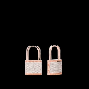 New MJ Jones Pont Des Arts Padlock Earrings