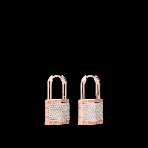 New MJ Jones Pont Des Arts Padlock Earrings