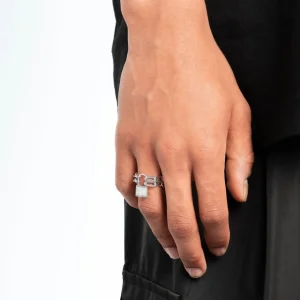 New MJ Jones Pont Des Arts Padlock Ring