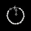 Online MJ Jones White Keshi Pearl Bracelet