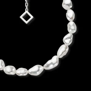 Online MJ Jones White Keshi Pearl Bracelet