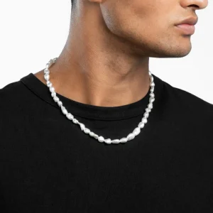 Best MJ Jones White Keshi Pearl Necklace